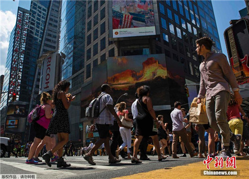 Art Everywhere US：58个艺术品在纽约时代广场数字广告牌展出