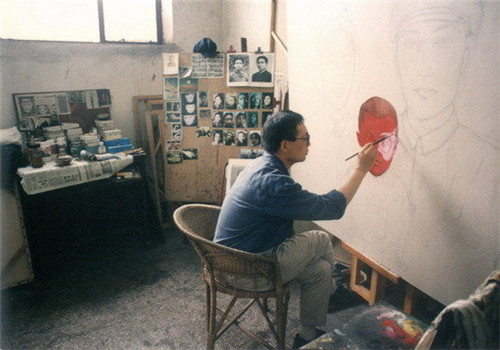 张晓刚（Zhang Xiaogang），画家（1990年代初在重庆）