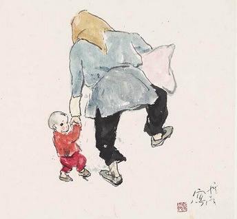 《祖孙俩》 68x68