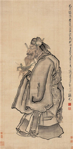 《蒲觞钟馗》清·陈洪绶