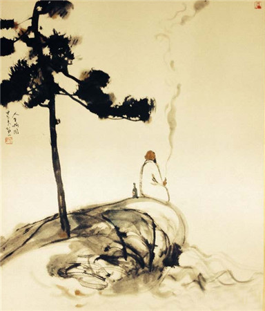 画家笔下无厘头的达摩祖师