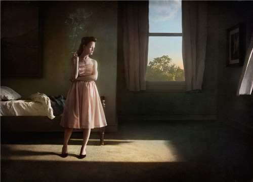 美摄影师创作《hopper meditations》致敬绘画大师