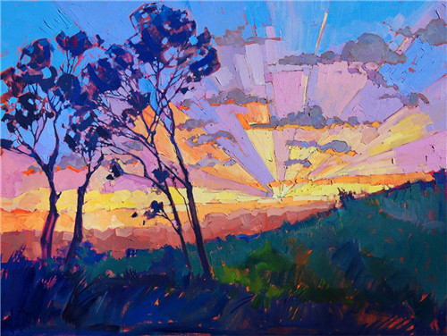 美艺术家Erin Hanson：多彩景观印象派绘画欣赏
