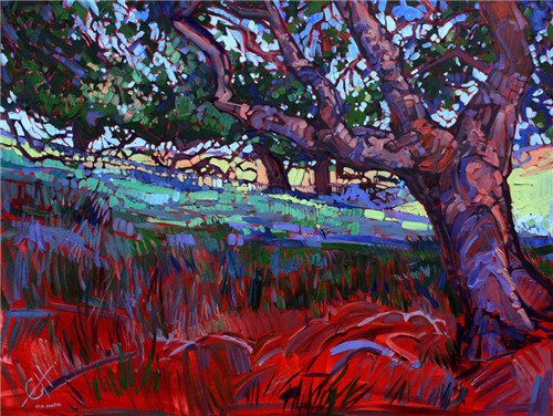 美艺术家Erin Hanson：多彩景观印象派绘画欣赏