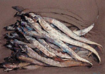   刘俊 海鱼系列 64×41cm 西安美术学院 导师：李真胜 史涛