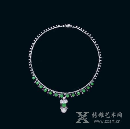 翡翠吊坠项链