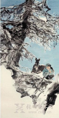  加宏杰 清凉界 136×68cm 2013年