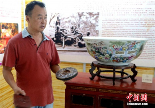 香港收藏家鼓浪屿举办博饼民俗文化展