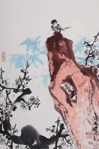 关山月(1912-2000) 春风