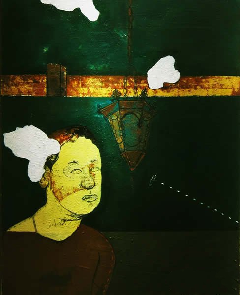 马立华 对灯 布面油画100X80cm 2014  点击发表评论