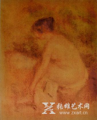   雷诺阿《浴女》