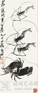 齐白石的《水族图》