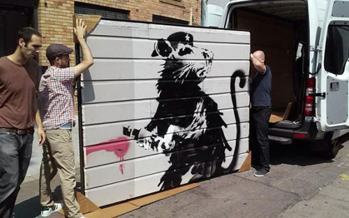 班克斯《Haight Street Rat》