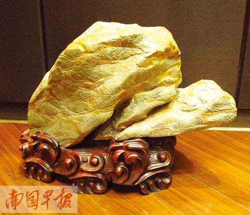   灵壁石“神龟”。