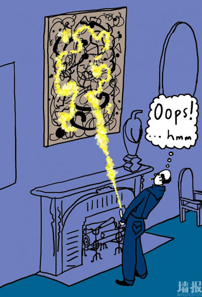 英国艺术家用10张漫画把当代艺术黑得体无完肤