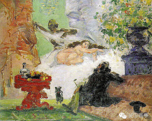 1873–1874，A Modern Olympia (Une moderne Olympia)，Musée d’Orsay, París