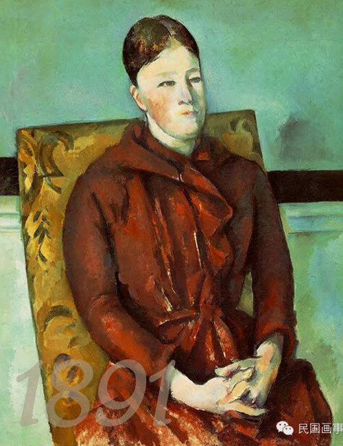 1891：Madame Cezanne in a Yellow Chair，Art Institute of Chicago
