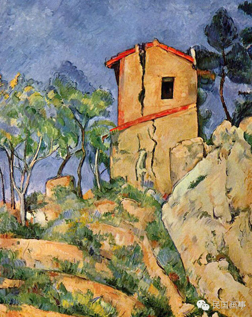 The House with the Cracked Walls，1892-1894 ，Paul Cézanne，Metropolitan Museum of Art, New York