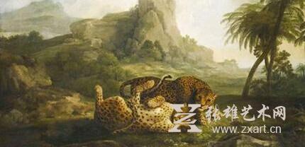 乔治·斯坦布《Tygers at Play》