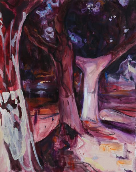 高雷 《那棵树 11》2014年 100x80cm 布面油画