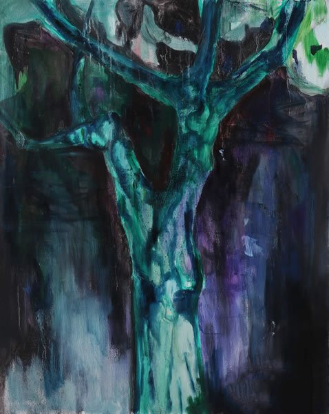 高雷 《那棵树 12》 2014年 100x80cm 布面油画