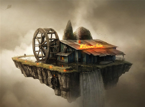 插画家gediminas pranckeviciu的超现实插画作品