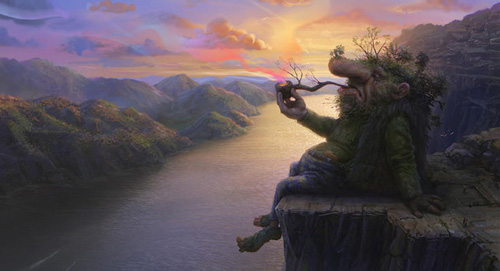 插画家Gediminas Pranckeviciu的超现实插画作品