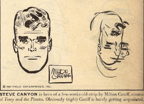 Milton Caniff：《Steve Canyon》。美国著名冒险漫画。在作者去世一年后，这部漫画赢得了被誉为漫画艺术最高殊荣的“鲁本奖”。