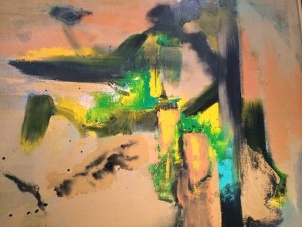 油画《观自在》