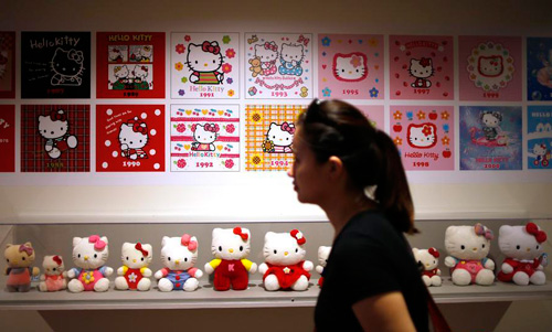 hello kitty诞生40周年全球巡展亮相美国洛杉矶