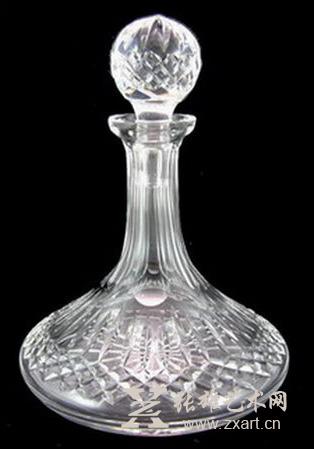   古董水晶酒瓶