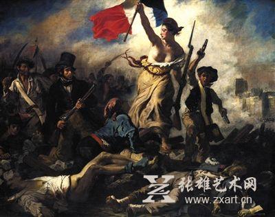  法国浪漫主义艺术家德拉克洛瓦创作于1830年的《自由引导人民》被认为是最受亚洲观众关注的藏品之一。