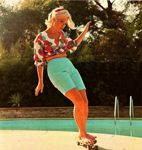 70年代的美国滑板冠军Patti McGee