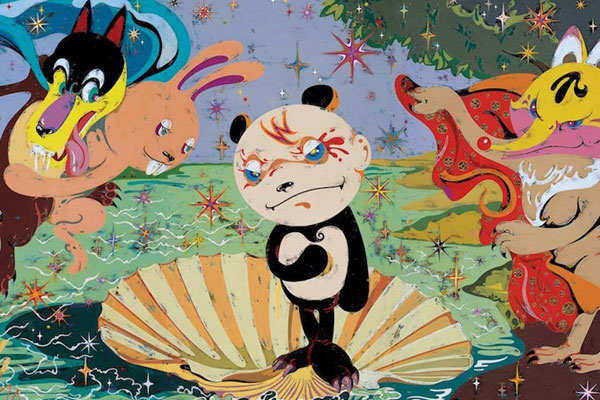 高瑀 《最坚强的泡沫》 布面丙烯 172.5 x 278.5cm 2010