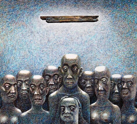 这竟是用圆珠笔画的！不要再小看它了！