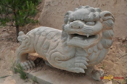 绥德石狮造型千奇百怪 妙趣横生（组图）