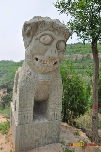 绥德石狮造型千奇百怪 妙趣横生（组图）