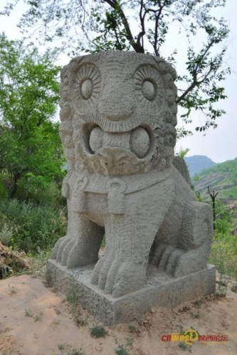 绥德石狮造型千奇百怪 妙趣横生（组图）