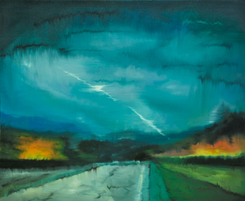  陈向兵：《毁灭》 170x140cm 布面油画 2010年