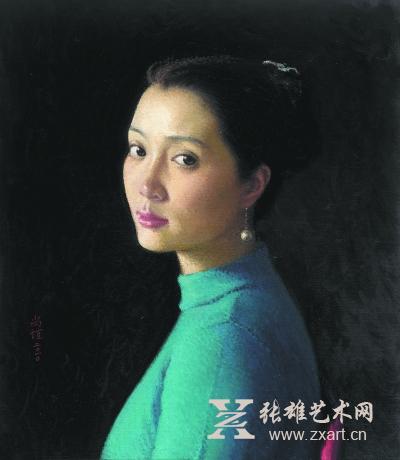     戴珍珠耳环的女孩   靳尚谊     