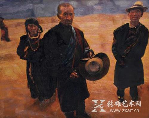   陈逸飞《高原藏人》