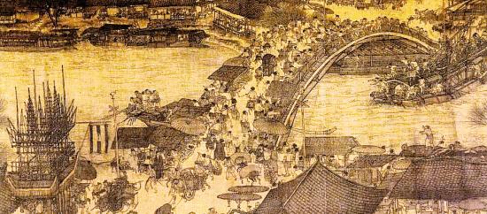 宋张择端《清明上河图》（局部），现藏于北京故宫博物院