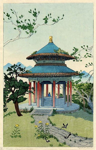 英女画家木版画：原汁原味的昔日中国风貌
