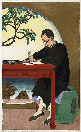 英女画家木版画：原汁原味的昔日中国风貌