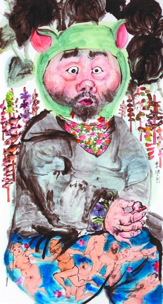 　李津作品《生命之舞》