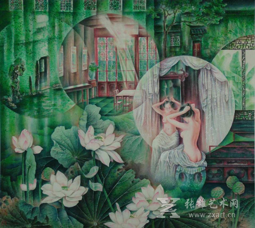 任刚夫作品《春逝》