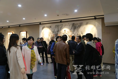 《闽英集萃——张雄书画院首轮闽南人物画提名展》展览现场