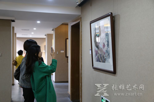 《闽英集萃——张雄书画院首轮闽南人物画提名展》展览现场