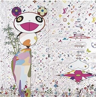   村上隆的双折画《球体世界》在2013年香港苏富比秋拍中2百万美元成交