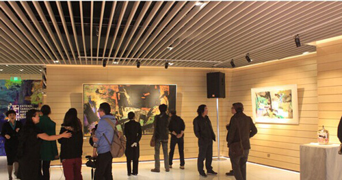 唐承华抽象艺术作品展让五感“漫·衍”